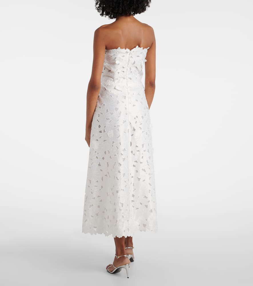 COSTARELLOS NORINA SATIN LACE COCKTAIL DRESS