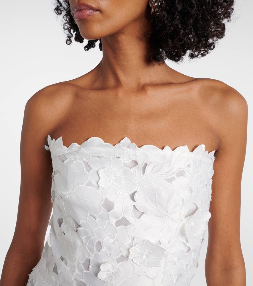 COSTARELLOS NORINA SATIN LACE COCKTAIL DRESS