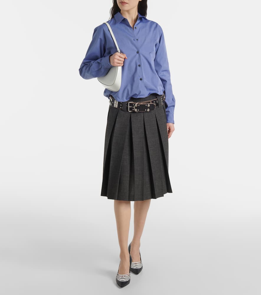 Manolo Blahnik Pumps Mareta 90 Aus Leder In Braun