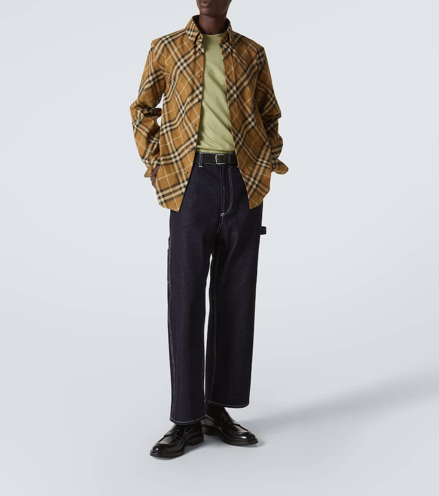 Burberry Flagpole Knight Cotton T-shirt In Green