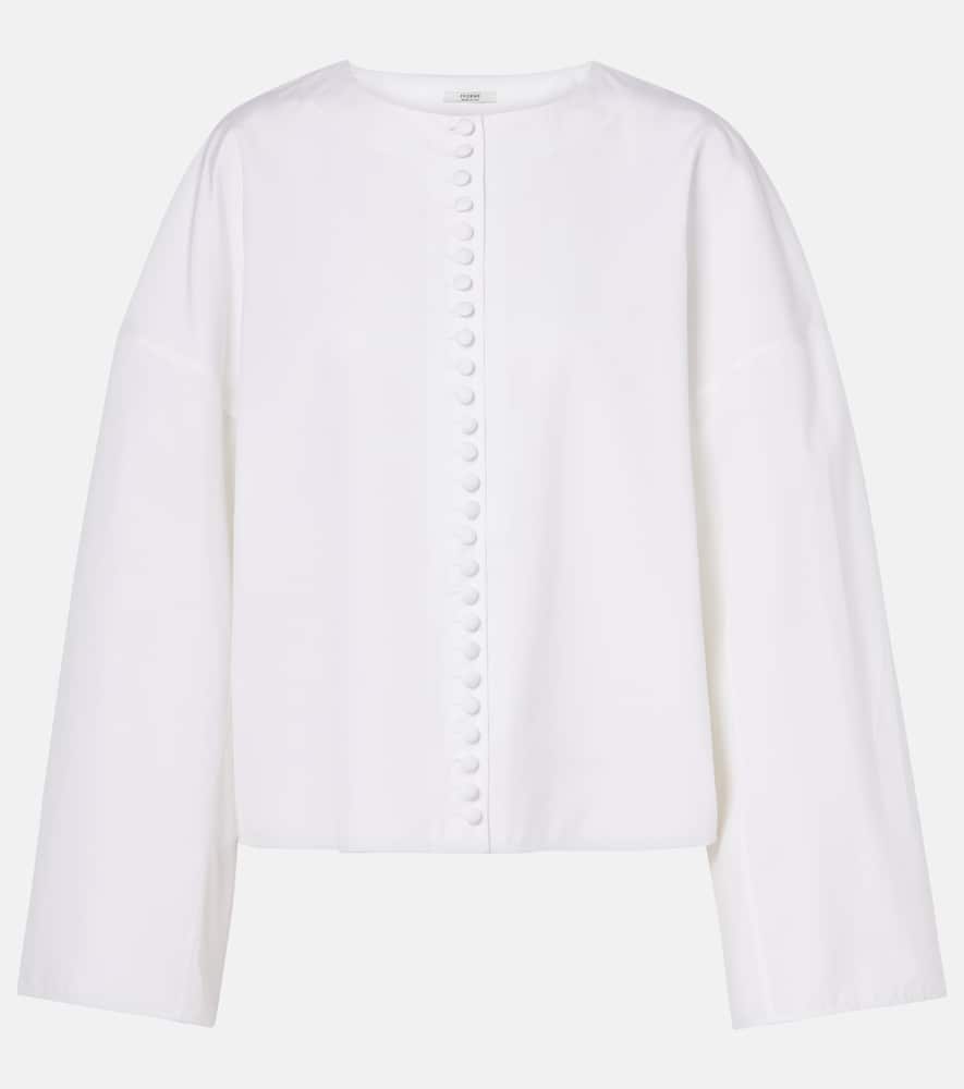 Fish oversized cotton jacket