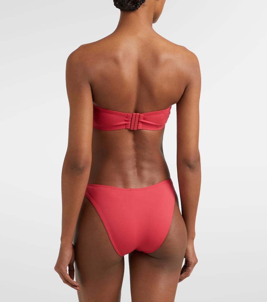 Eres Bandeau Bikini Top With Bust Shirring