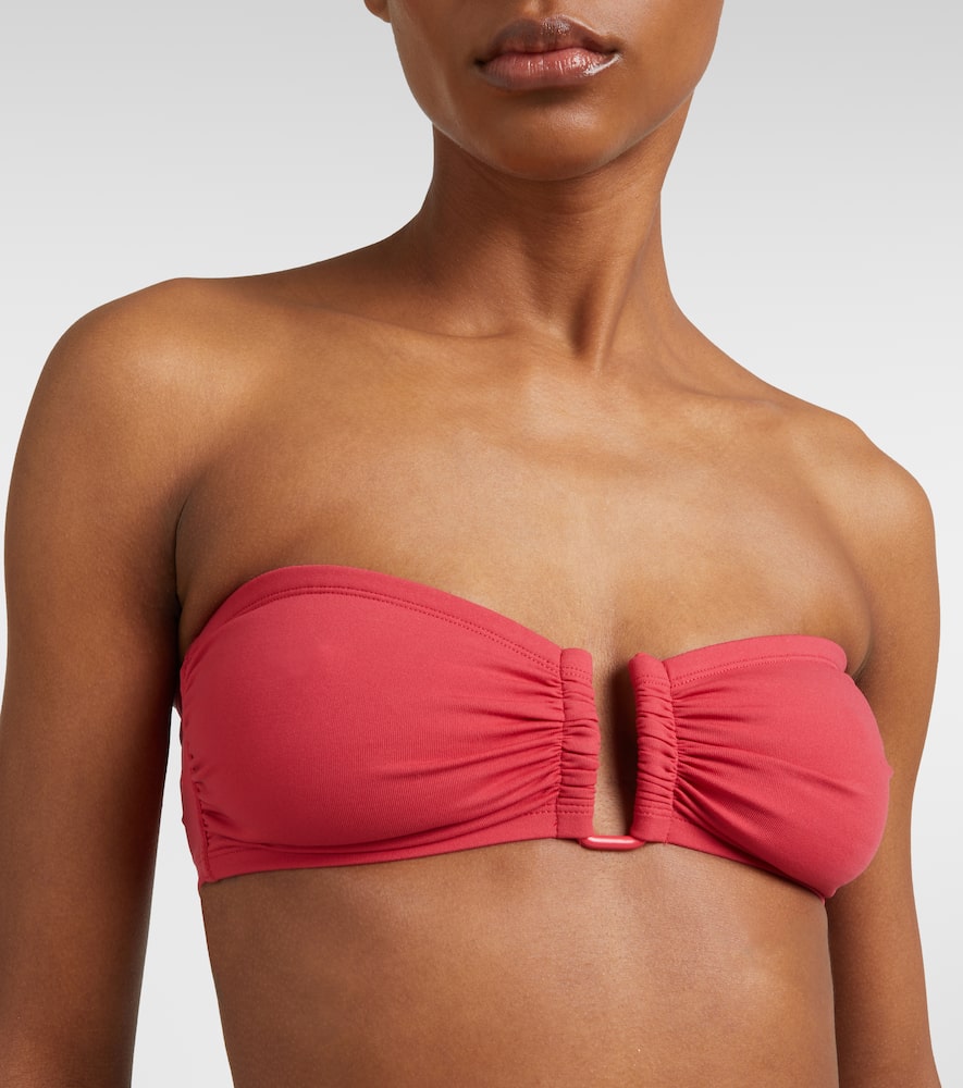 Eres Bandeau Bikini Top With Bust Shirring