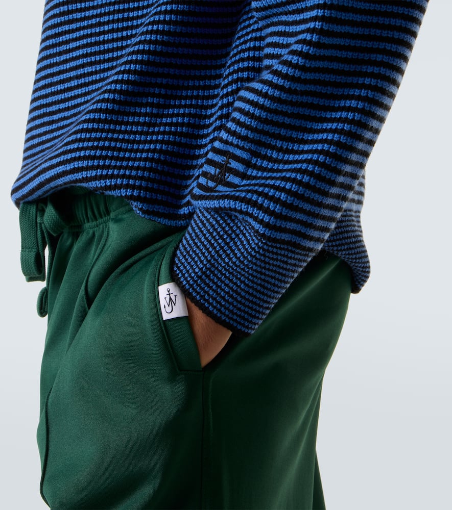Jw Anderson Half Zip Sweater Sweaters And Cardigans Multicolor In Blue