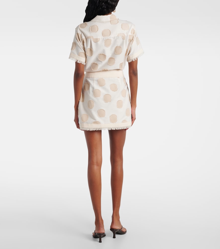  Simkhai Simkhai Bethany Polka-dot Wrap Skirt 