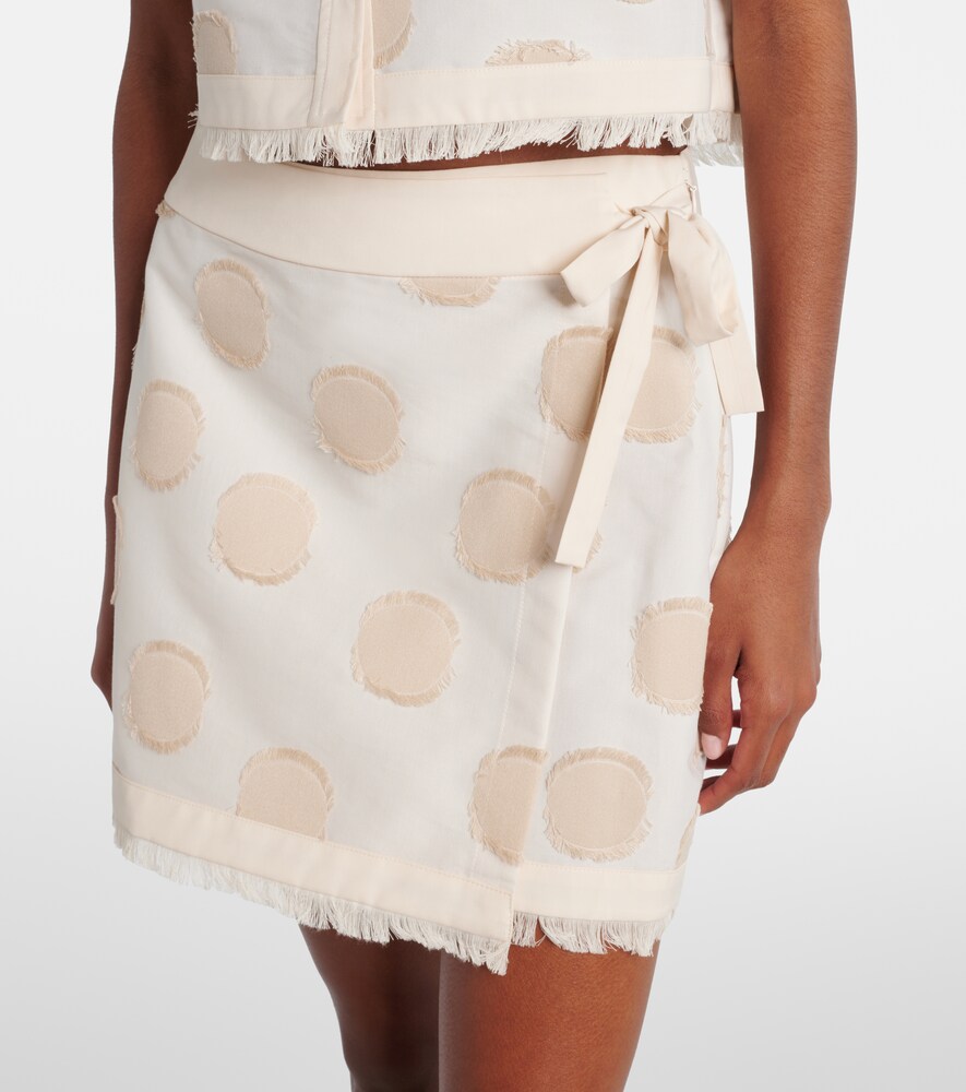  Simkhai Simkhai Bethany Polka-dot Wrap Skirt 