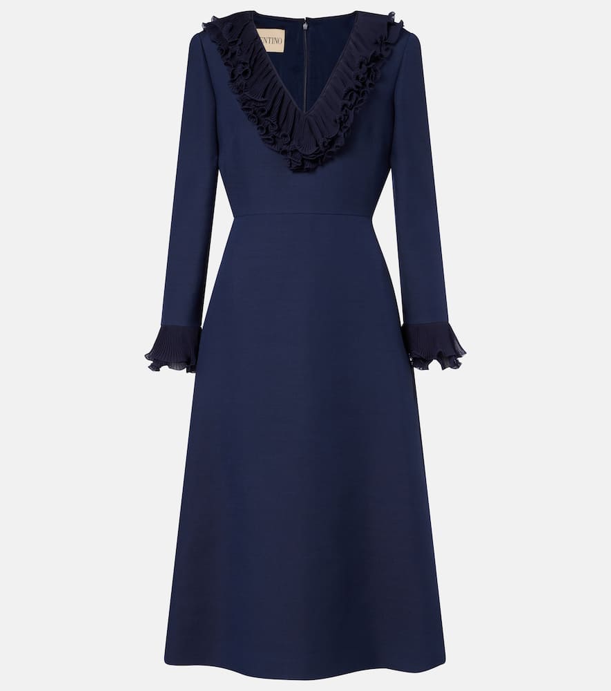 Crepe Couture bow-detail midi dress