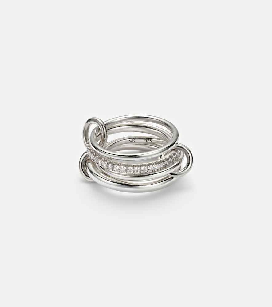 Spinelli Kilcollin Nimbus sterling silver ring with diamonds