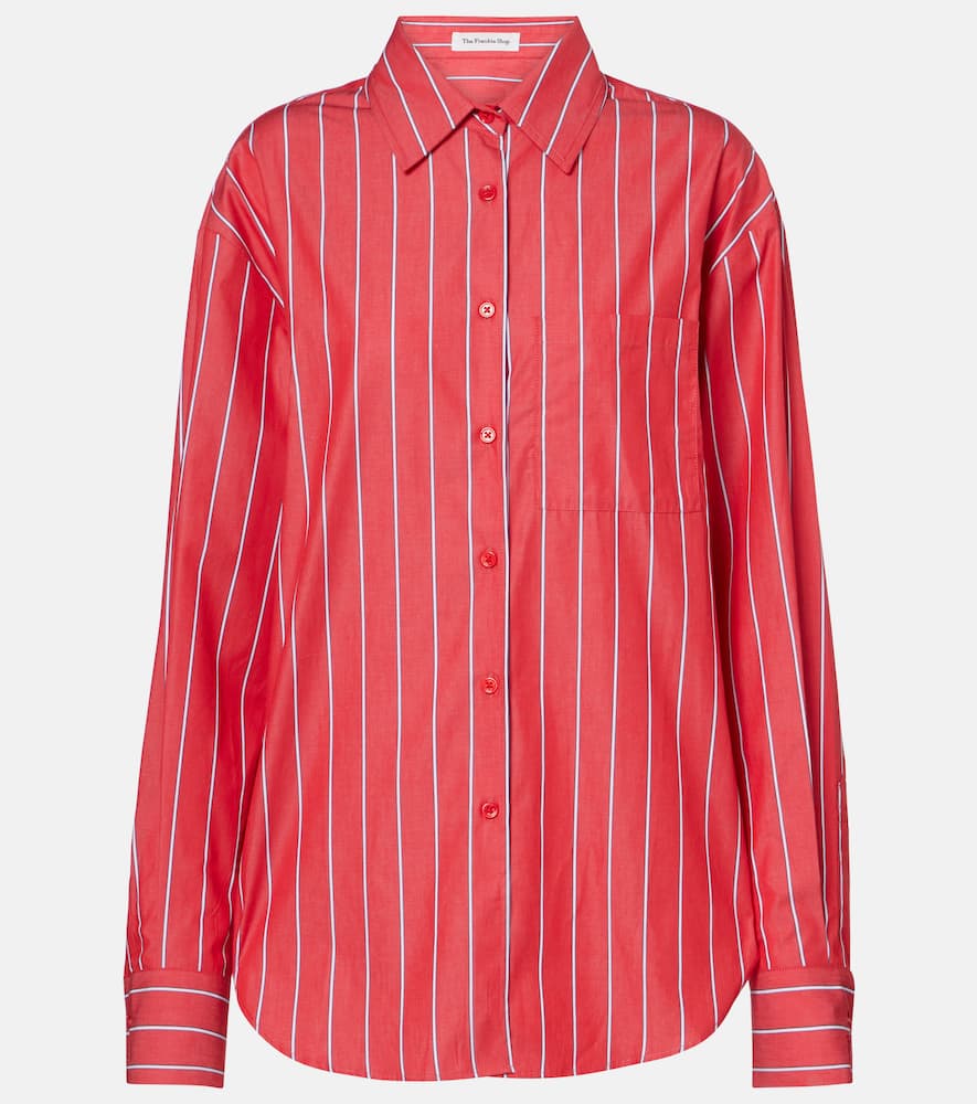 Lui striped cotton poplin shirt