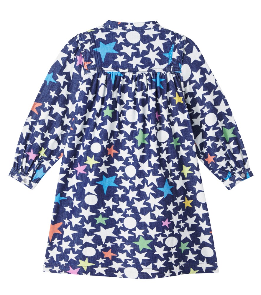  Stella Mccartney Kids Stella Mccartney Kids Bedrucktes Kleid Aus Denim 