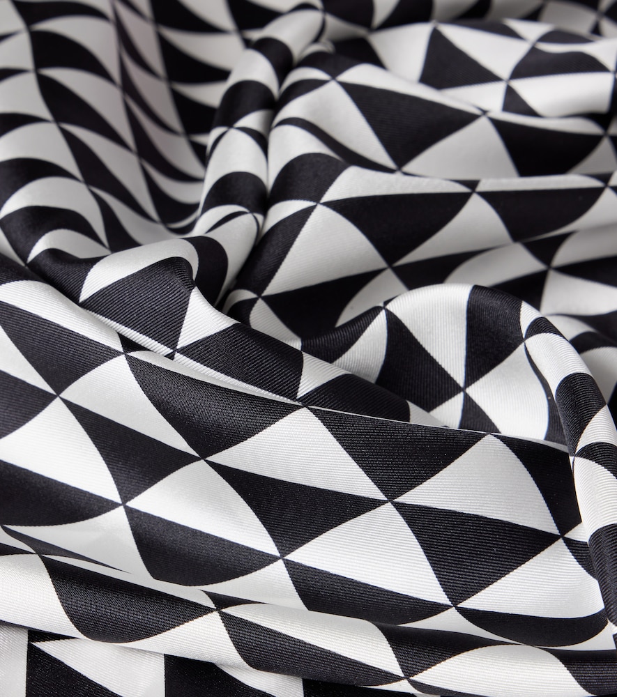  Prada Prada Bedrucktes Tuch Aus Seiden-twill 