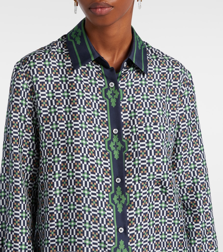  La Doublej La Doublej Hemd Boy Aus Seiden-twill 