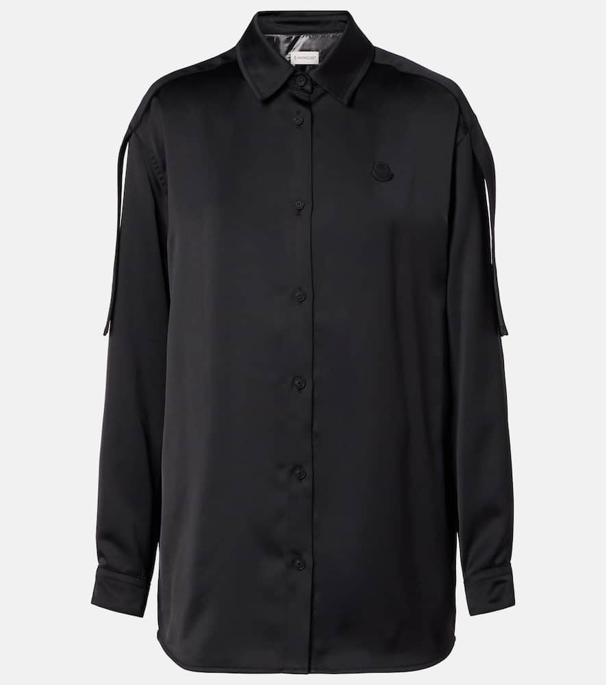 Moncler Genius Edward Enninful Collaboration Shirt Epaulettes In Black