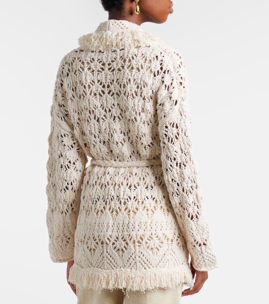  Alanui Alanui Cardigan Lagoon Romance Aus Einem Baumwollgemisch 