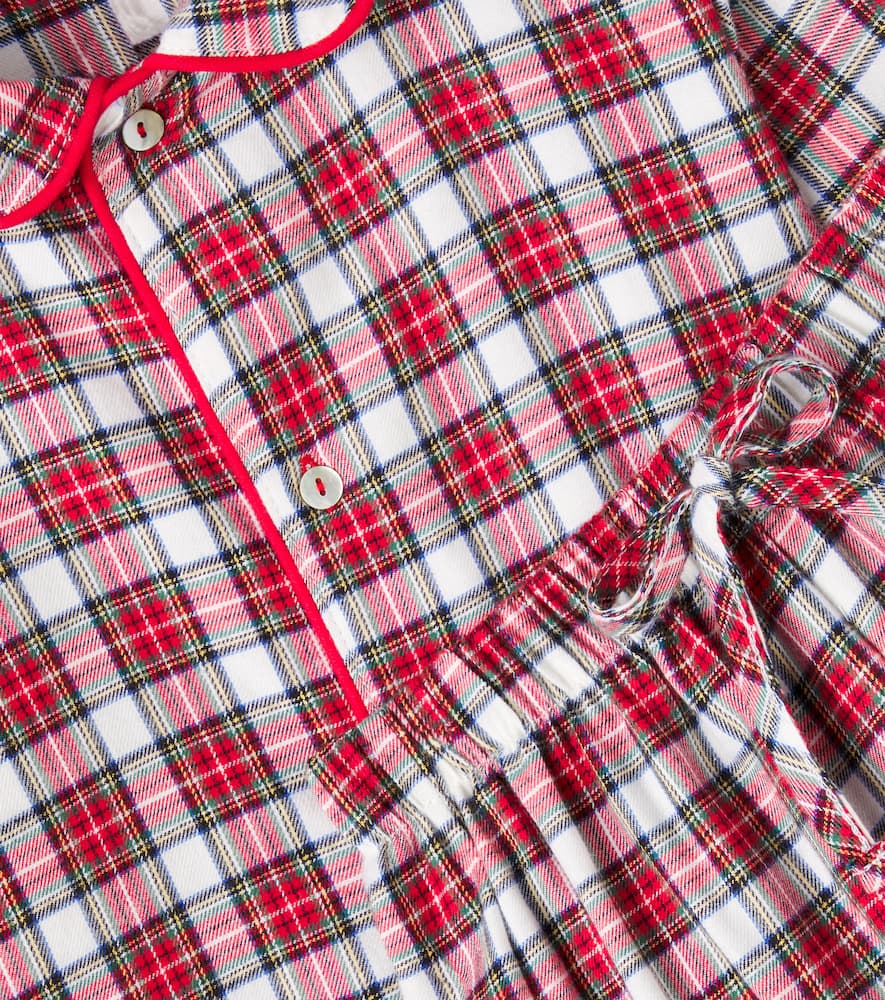La Coqueta Checked Cotton Pajamas In Multi