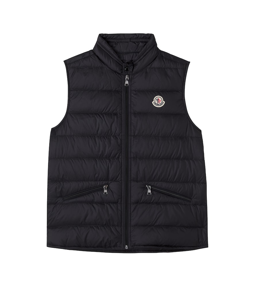 Moncler Enfant Black Gui Down Vest Y Size 14 - Mytheresa