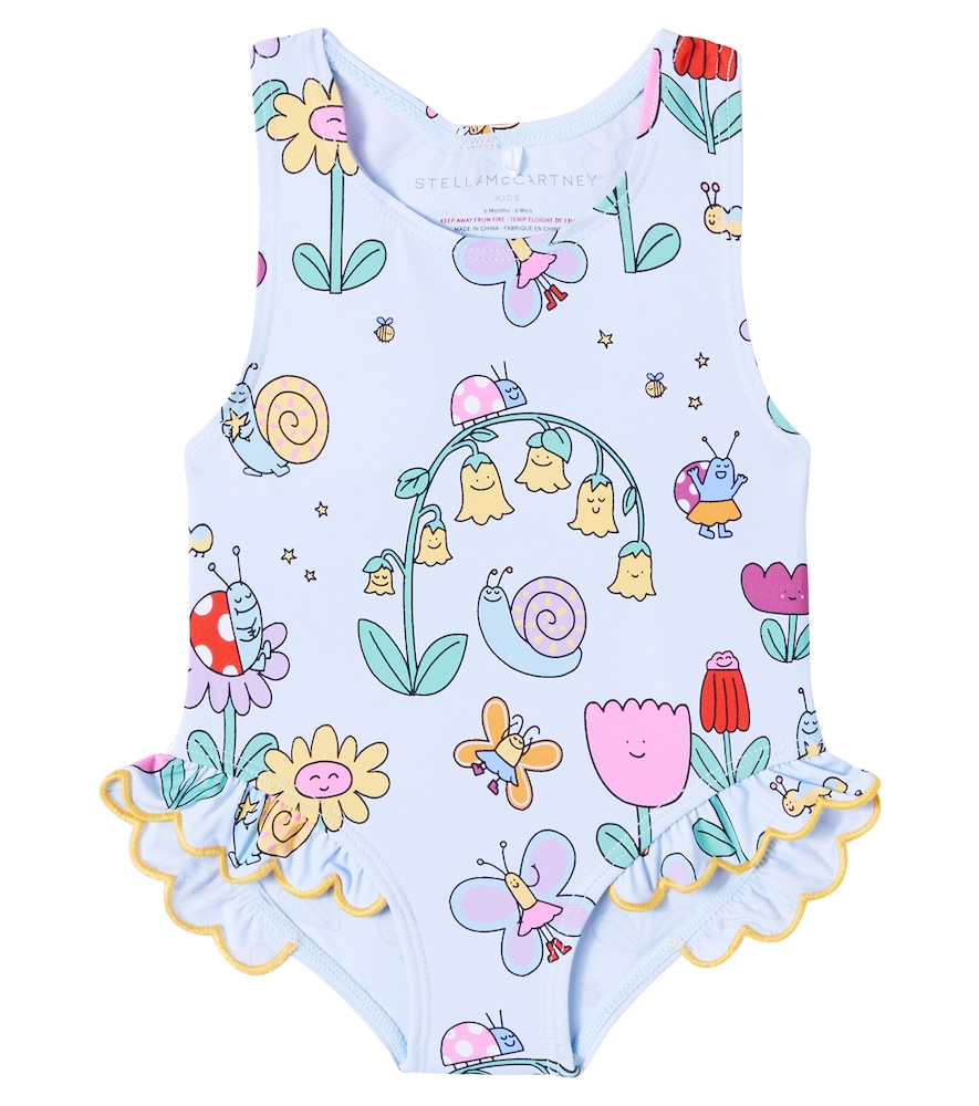 Stella McCartney Kids Baby Bug House printed swimsuit　Stella McCartney キッズ Baby Bug House プリント水着 Stella