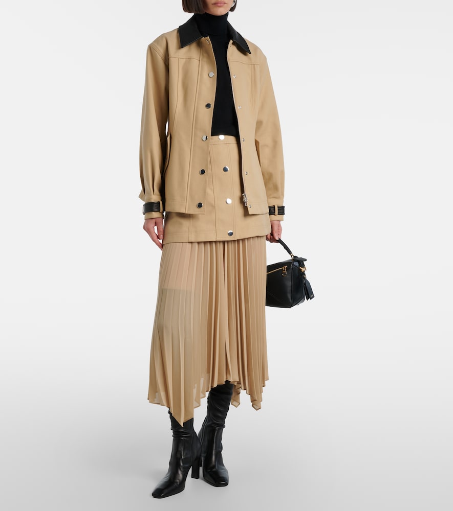  Veronica Beard Veronica Beard Patricka Cotton Midi Skirt 