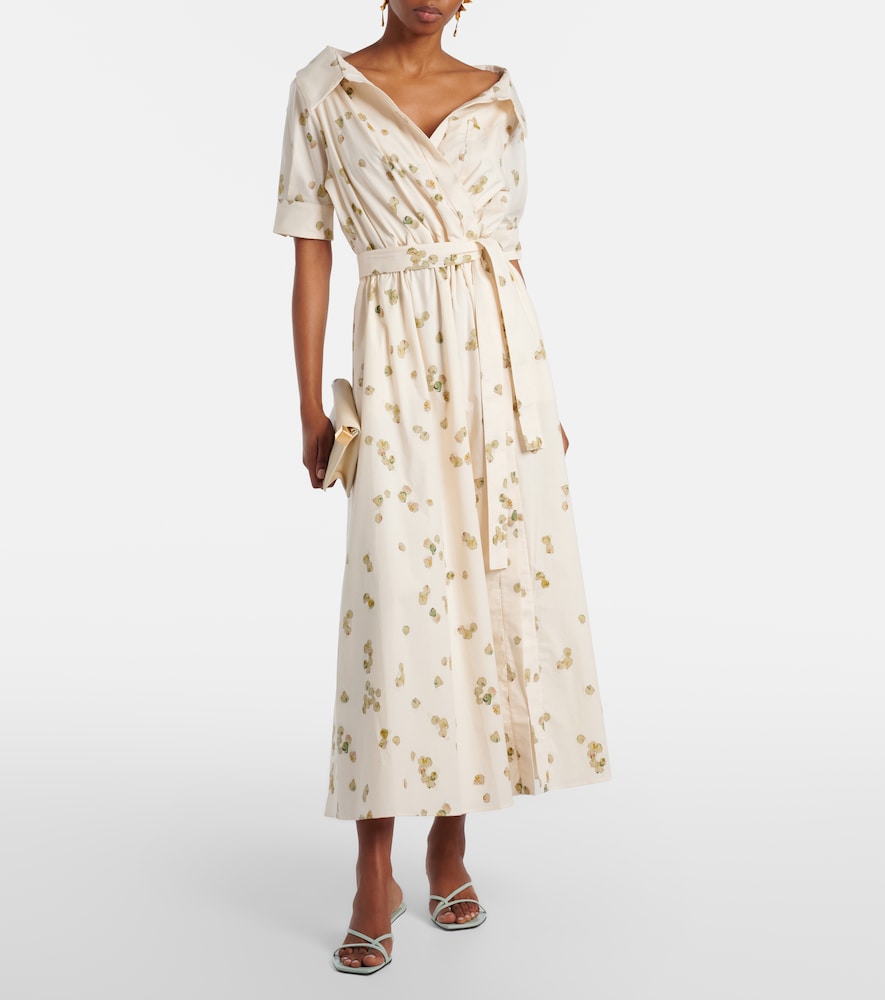  Altuzarra Altuzarra Wickelkleid Lydia Aus Einem Baumwollgemisch 