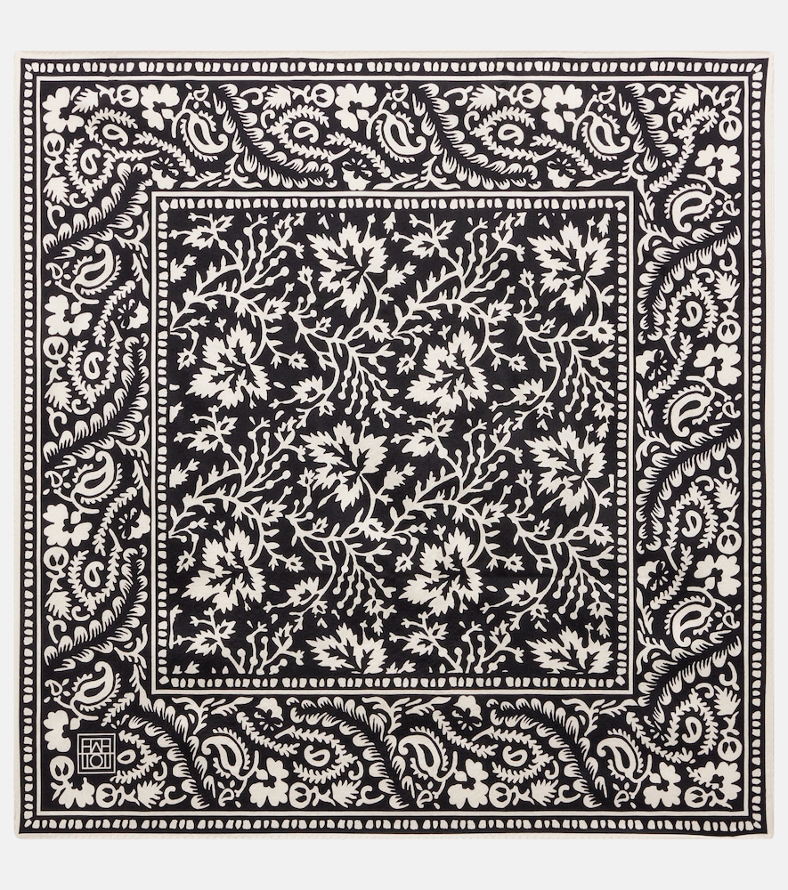 Toteme Floral silk scarf