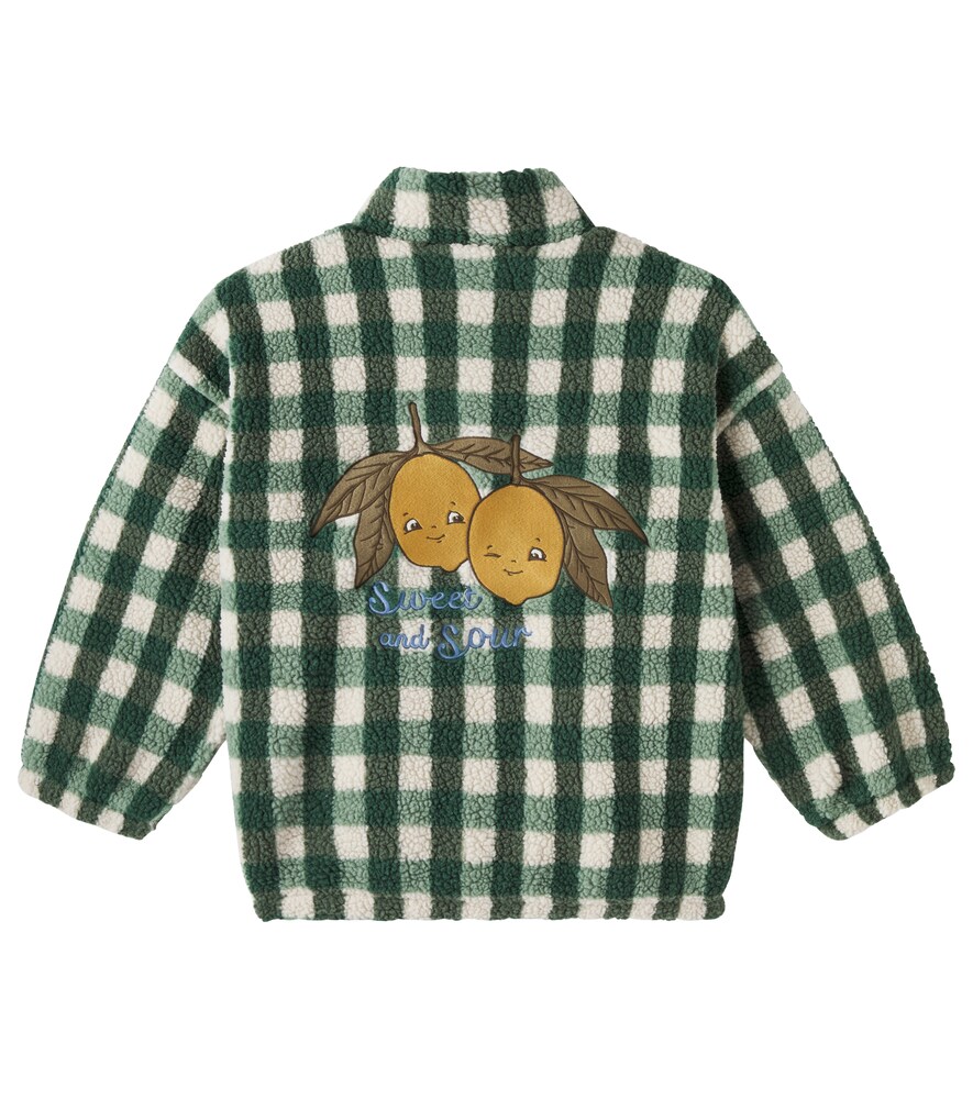  Konges Slojd Konges Slã¸jd Jody Checked Embroidered Teddy Jacket 