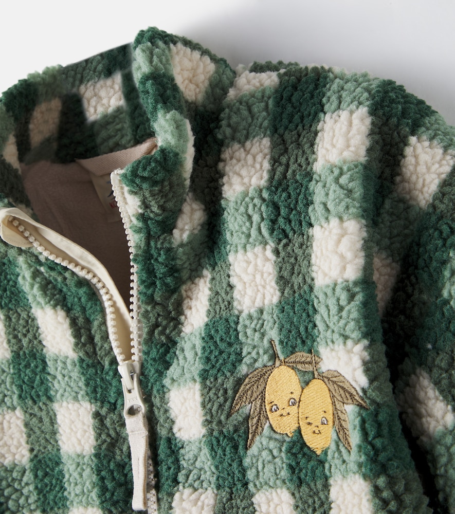  Konges Slojd Konges Slã¸jd Jody Checked Embroidered Teddy Jacket 