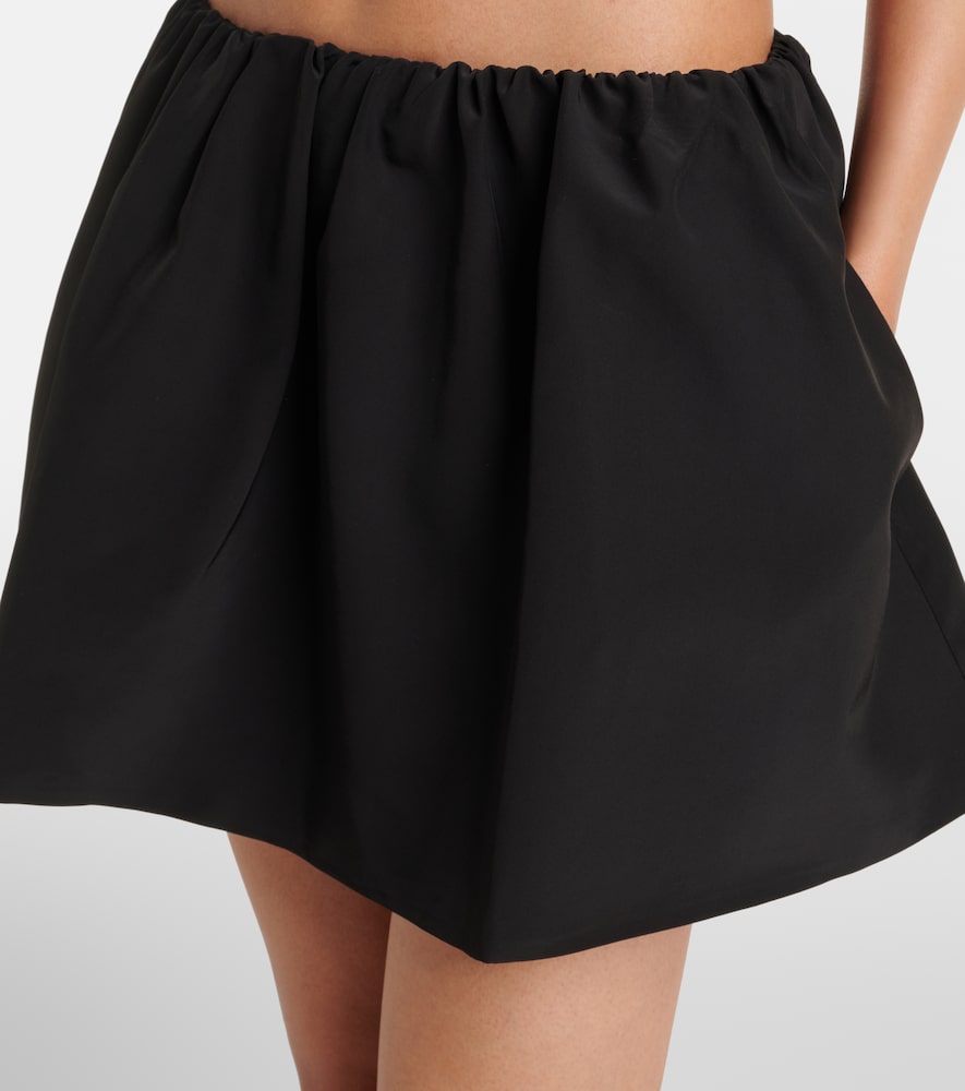 Gathered Miniskirt