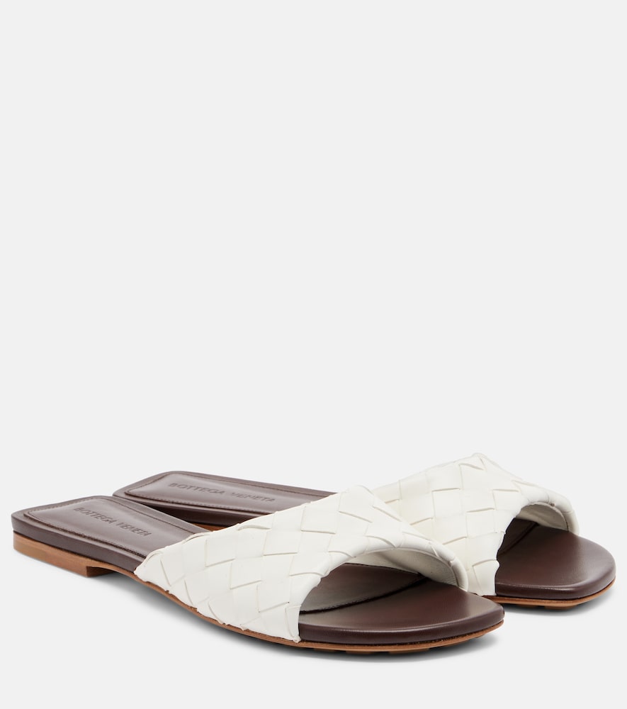 Bottega Veneta Women's White Livia Leather Mules UK Size 4.5 - Mytheresa