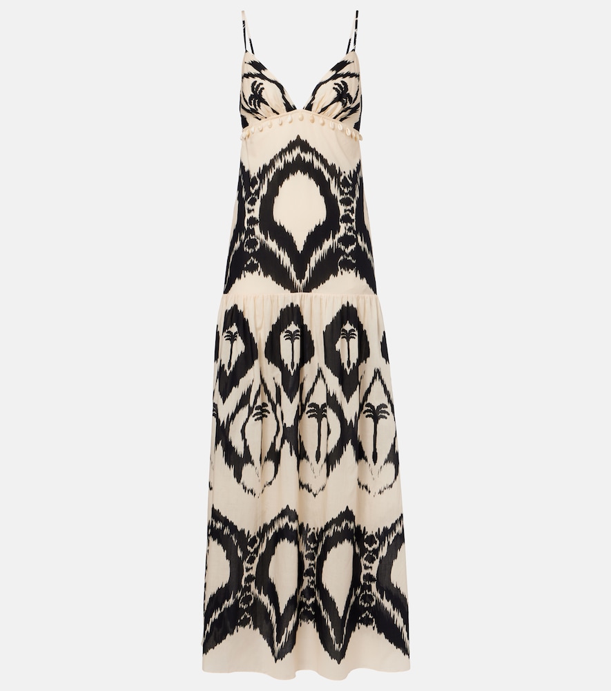 Johanna Ortiz Printed cotton poplin maxi dress