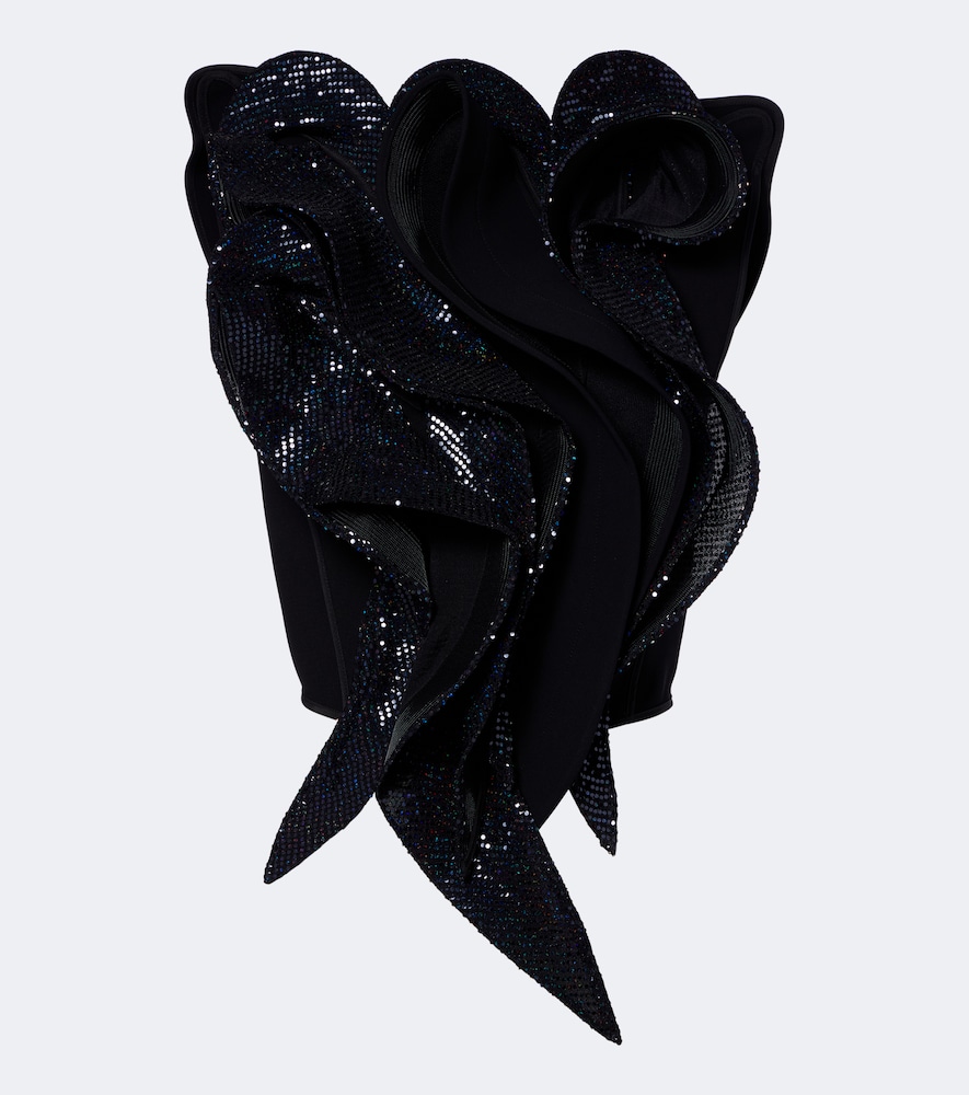 Top Lavish con paillettes