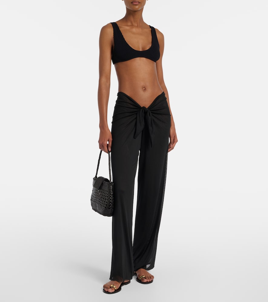 ViX Paula Hermanny Pareo draped wide-leg pants