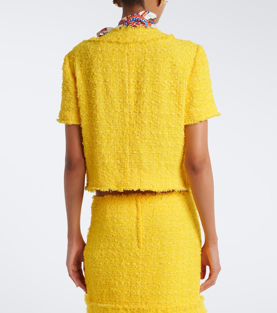 Dolce&Gabbana Cotton-Blend Tweed Jacket