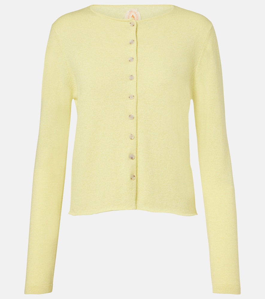 Jardin des Orangers Cotton and cashmere cardigan