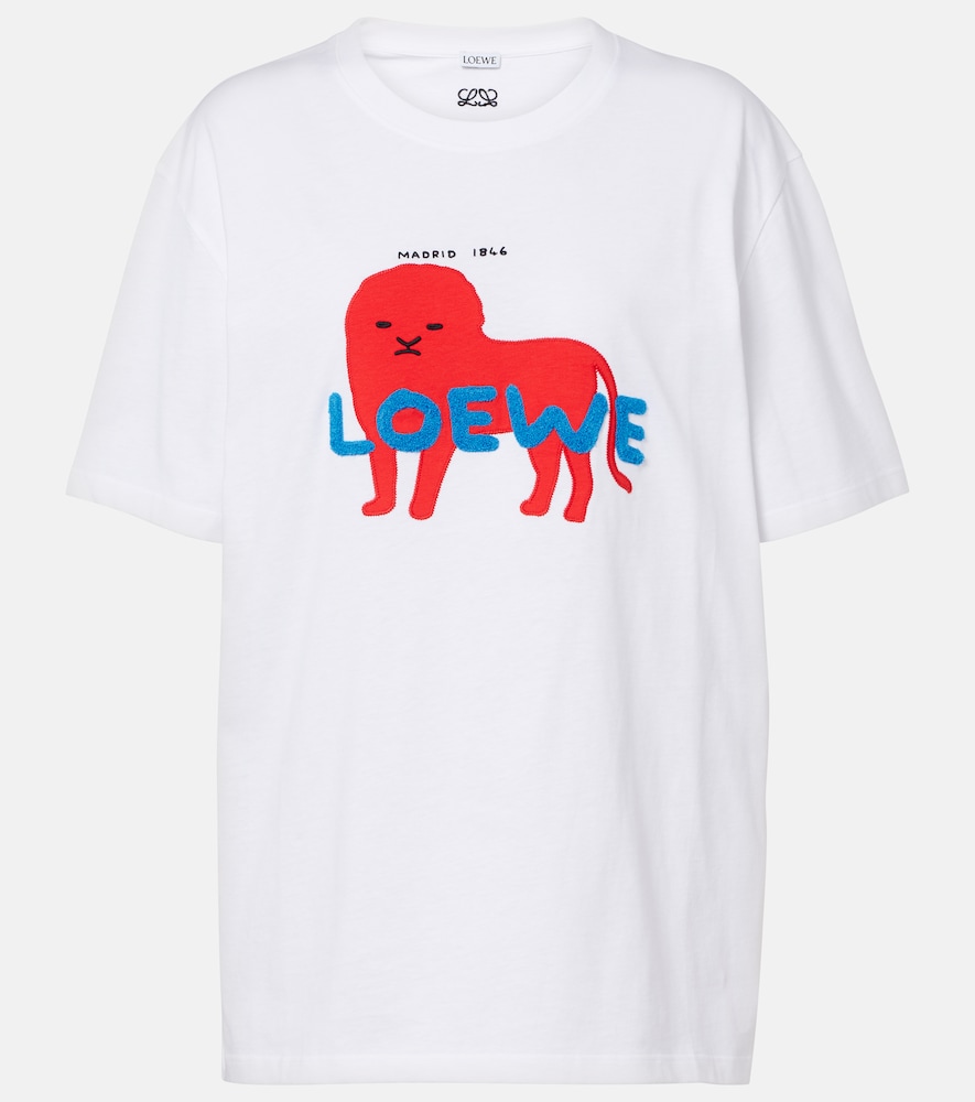 T-shirt in jersey con logo