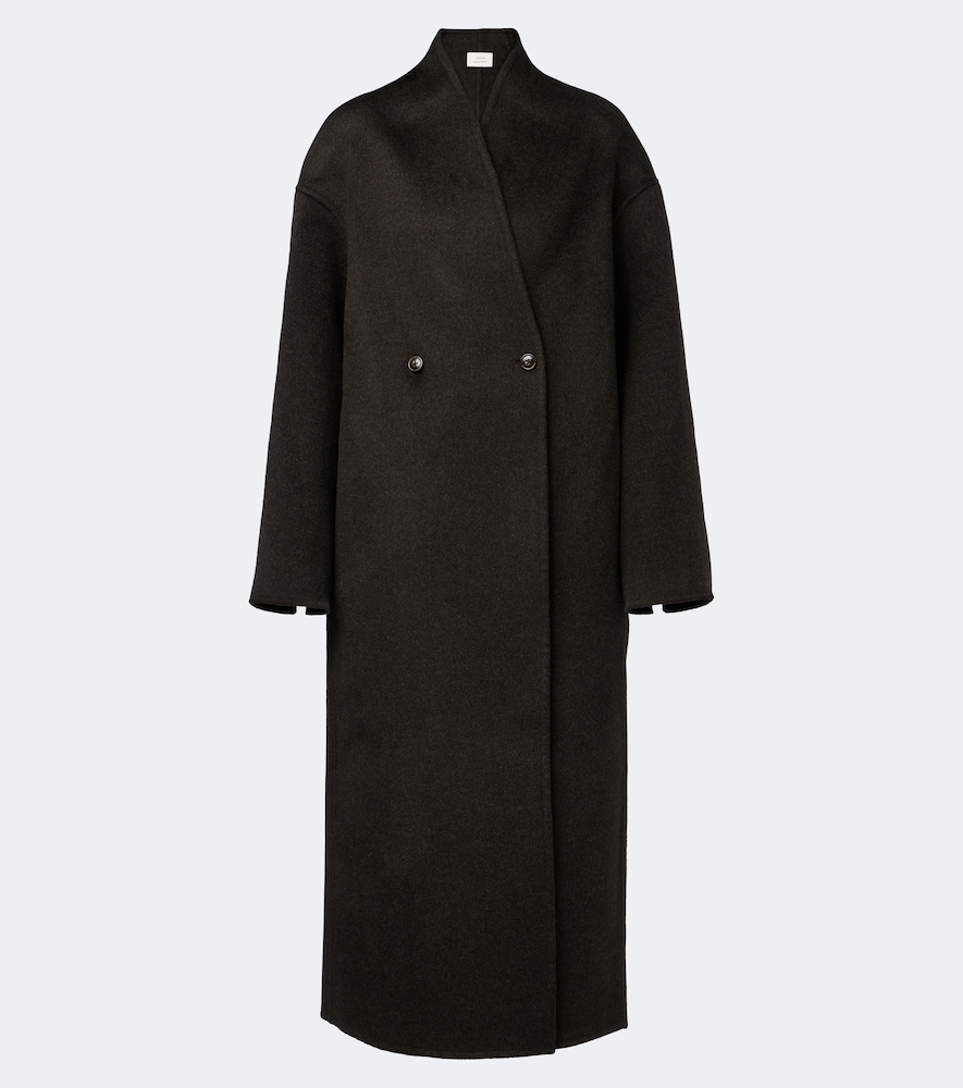 Aris Double-Breasted Wool And Cashmere Coat