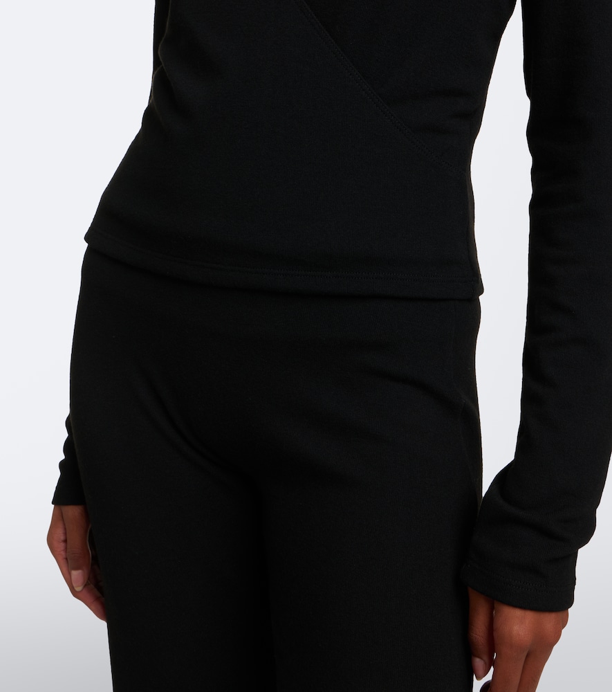 Lauren Jersey Wrap Top