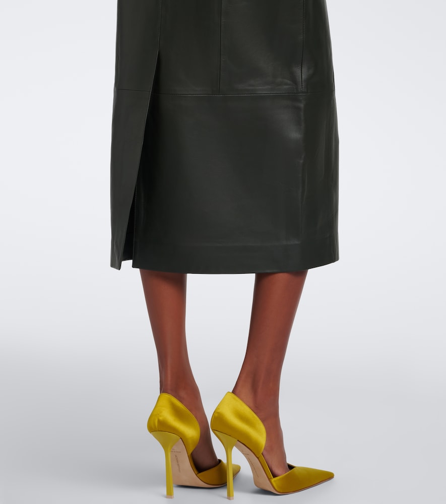 Leather Pencil Skirt