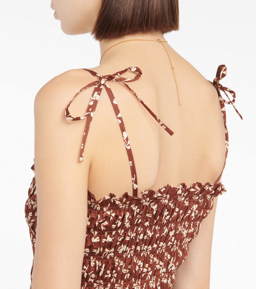  Tory Burch Tory Burch Bedrucktes Minikleid Aus Baumwolle 
