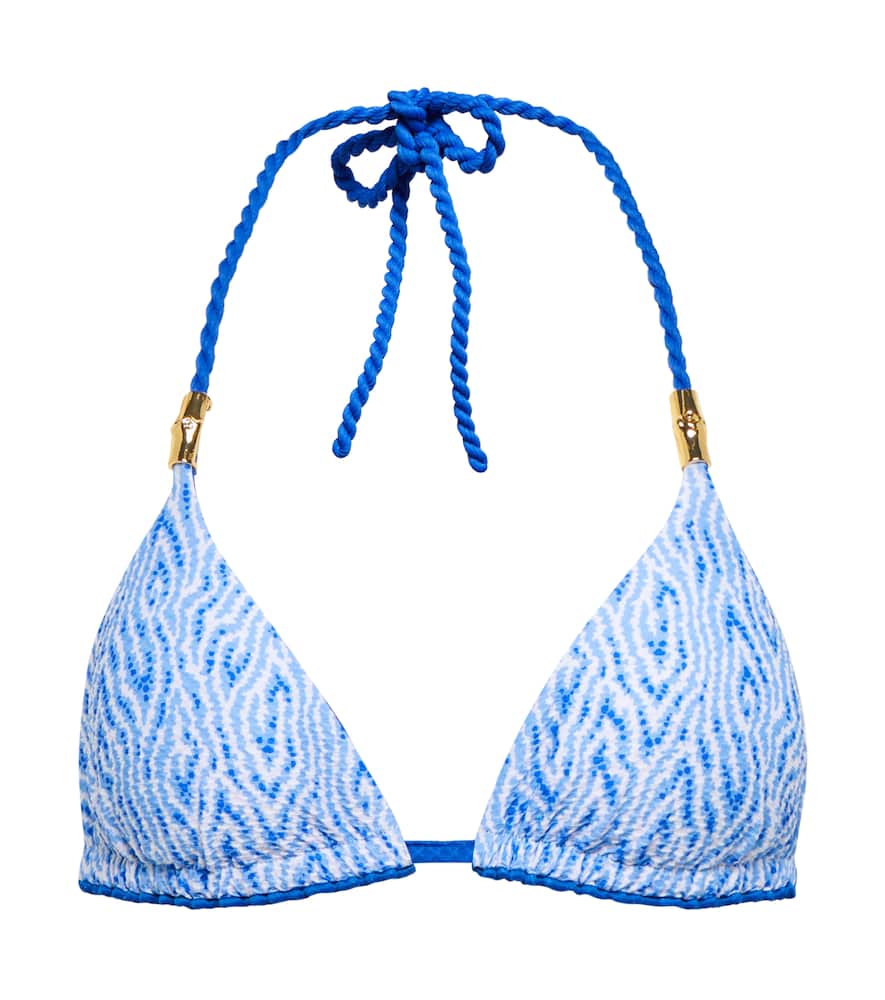 Heidi Klein Ibiza printed reversible bikini top