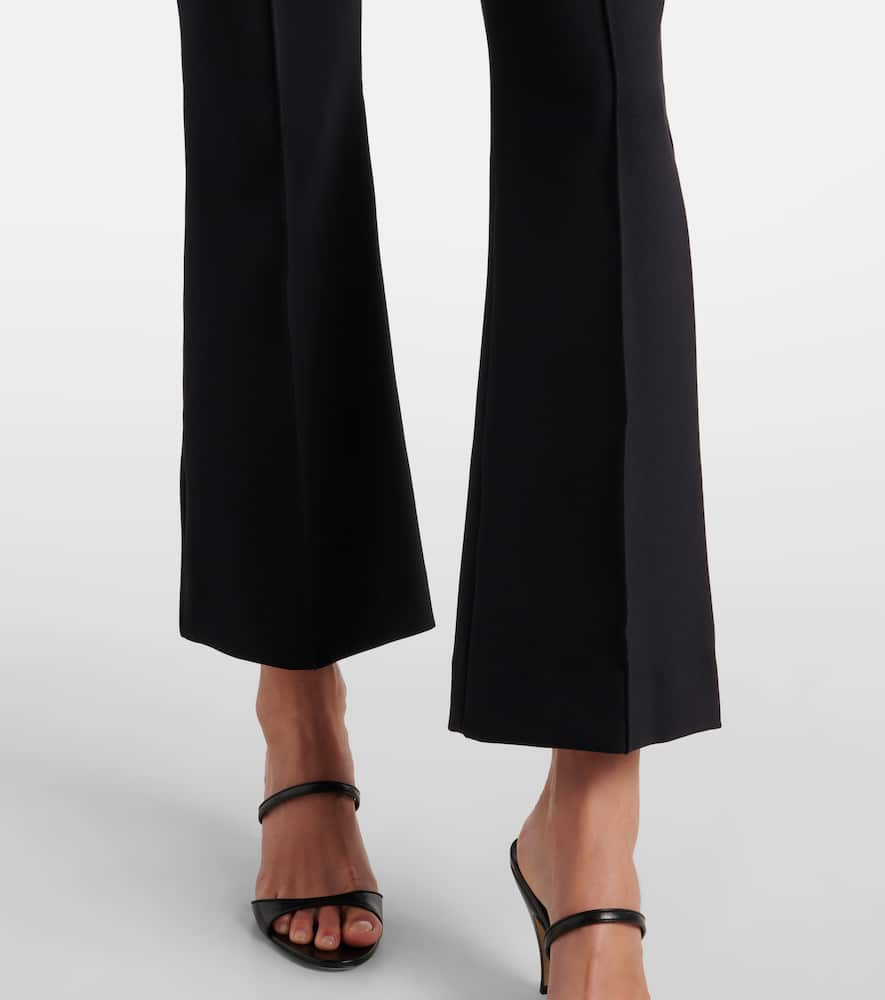 Shop The Row Beca High-rise Nylon-blend Pants In Black