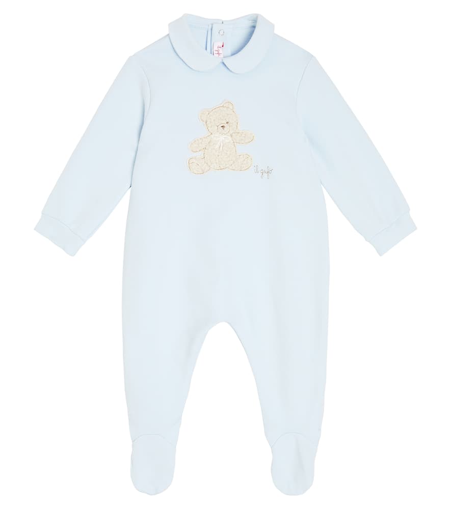 Il Gufo Baby patch-appliqué cotton onesie