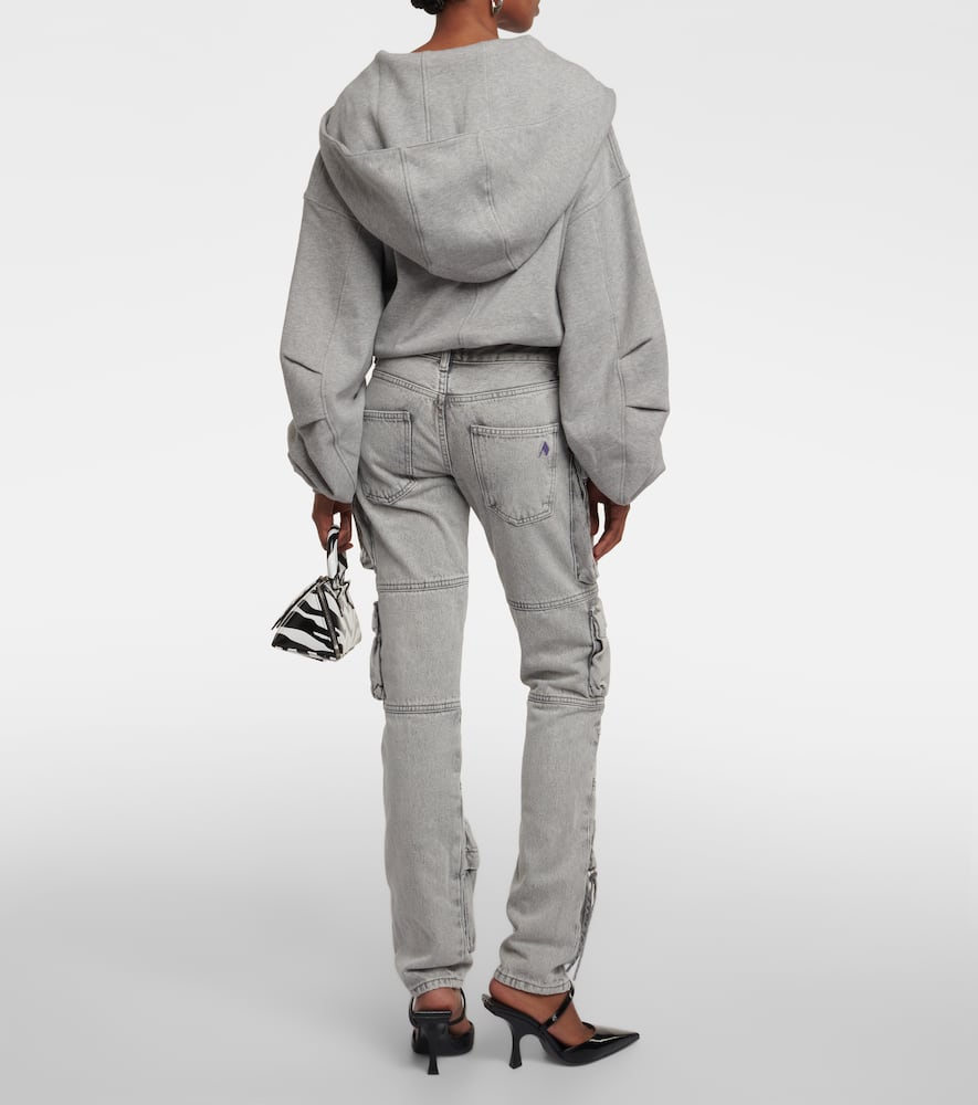 Attico Ladies Grey Essie Long Pants In Grey