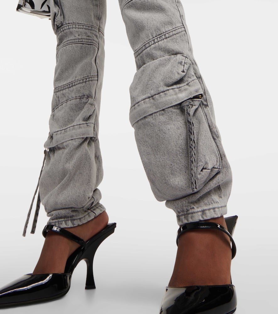 Attico Ladies Grey Essie Long Pants In Grey