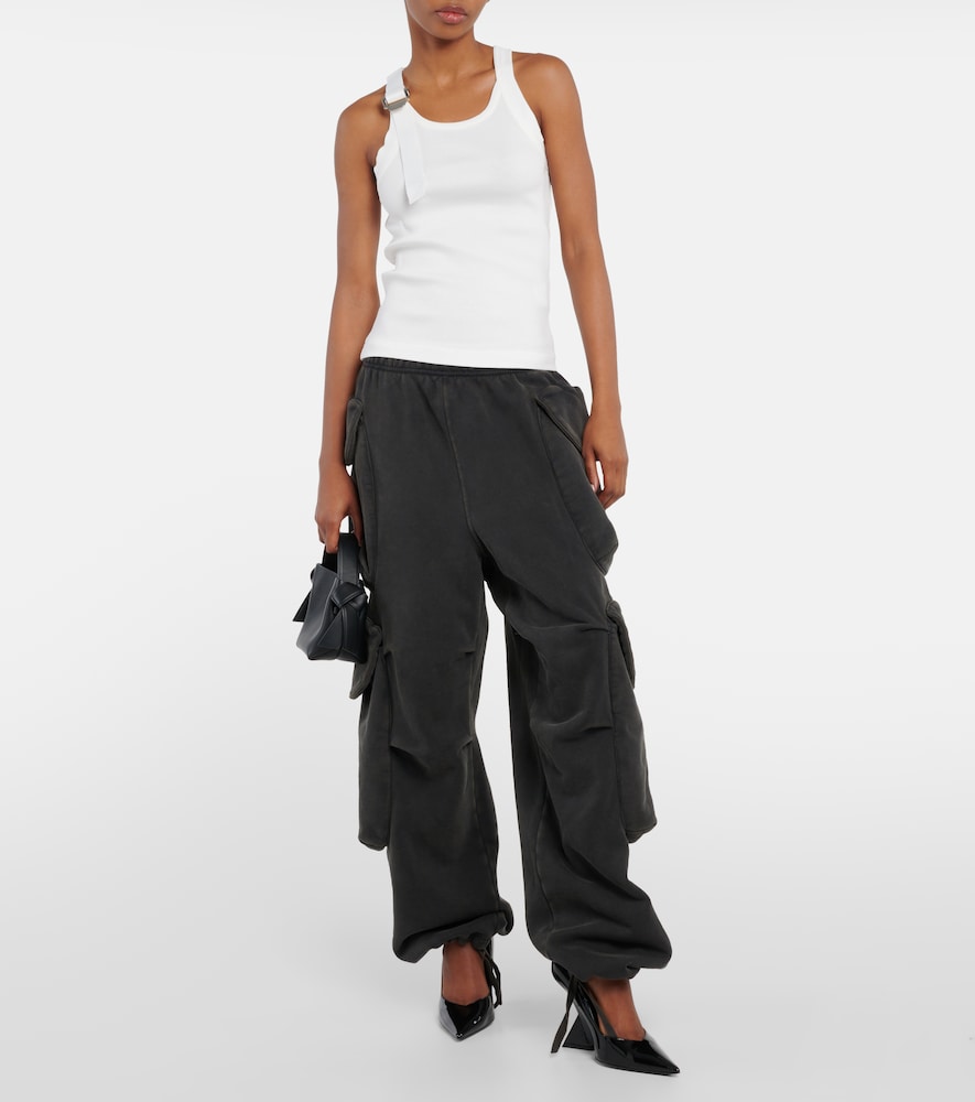 Dion Lee Safety Slider cotton-blend tank top