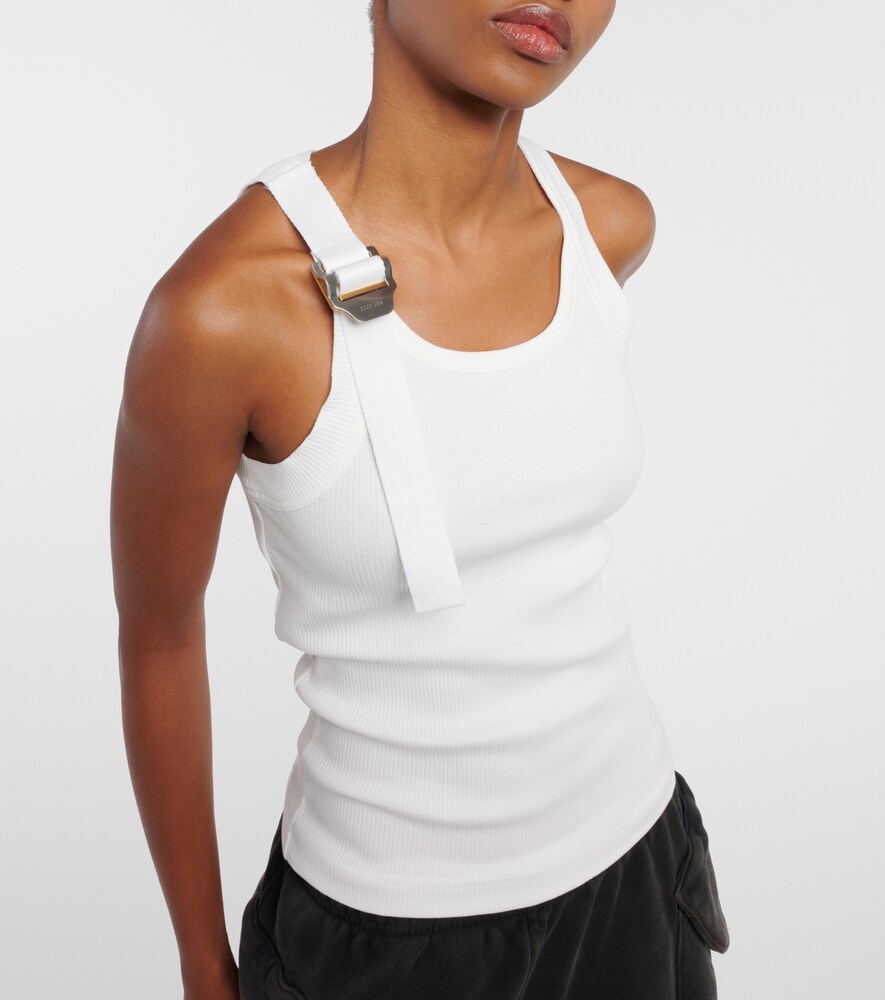  Dion Lee Dion Lee Tank Top Safety Slider De Algodón 