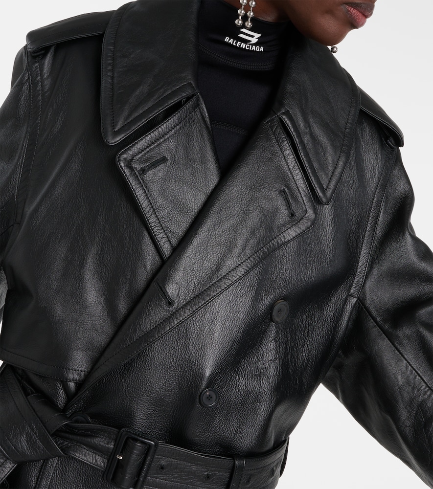  Balenciaga Balenciaga Trenchcoat Cocoon Aus Leder 