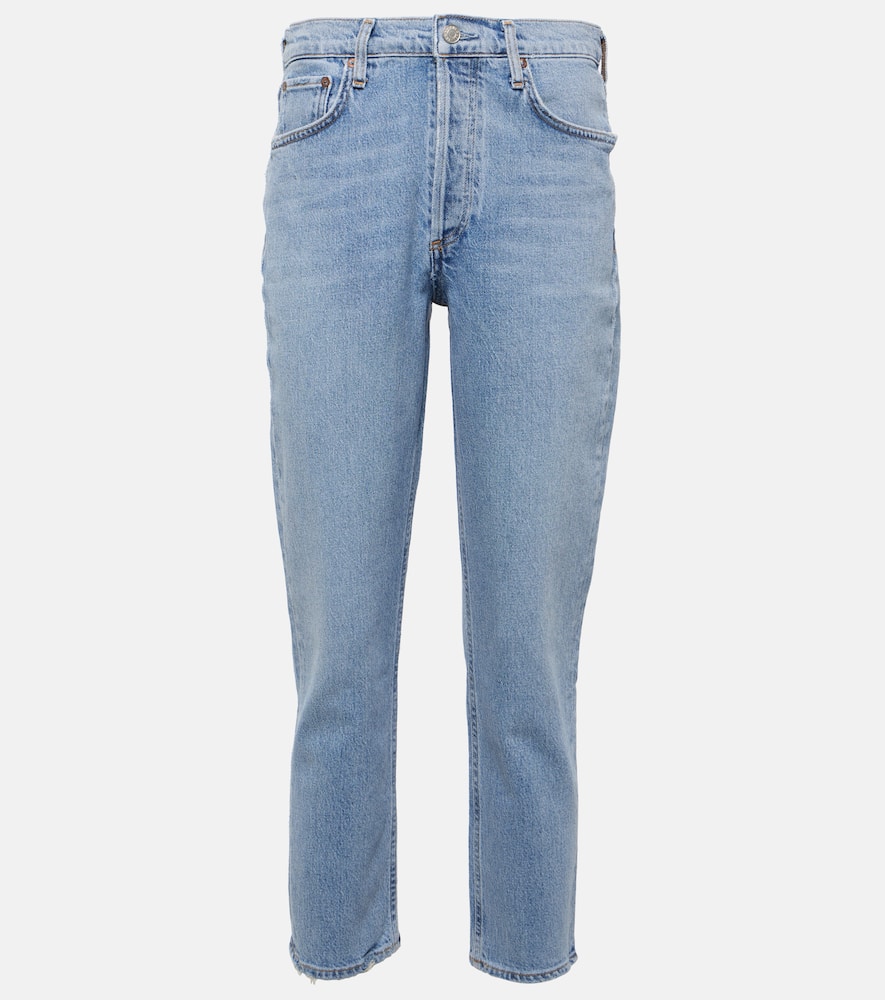 Riley high-rise cropped slim jeans