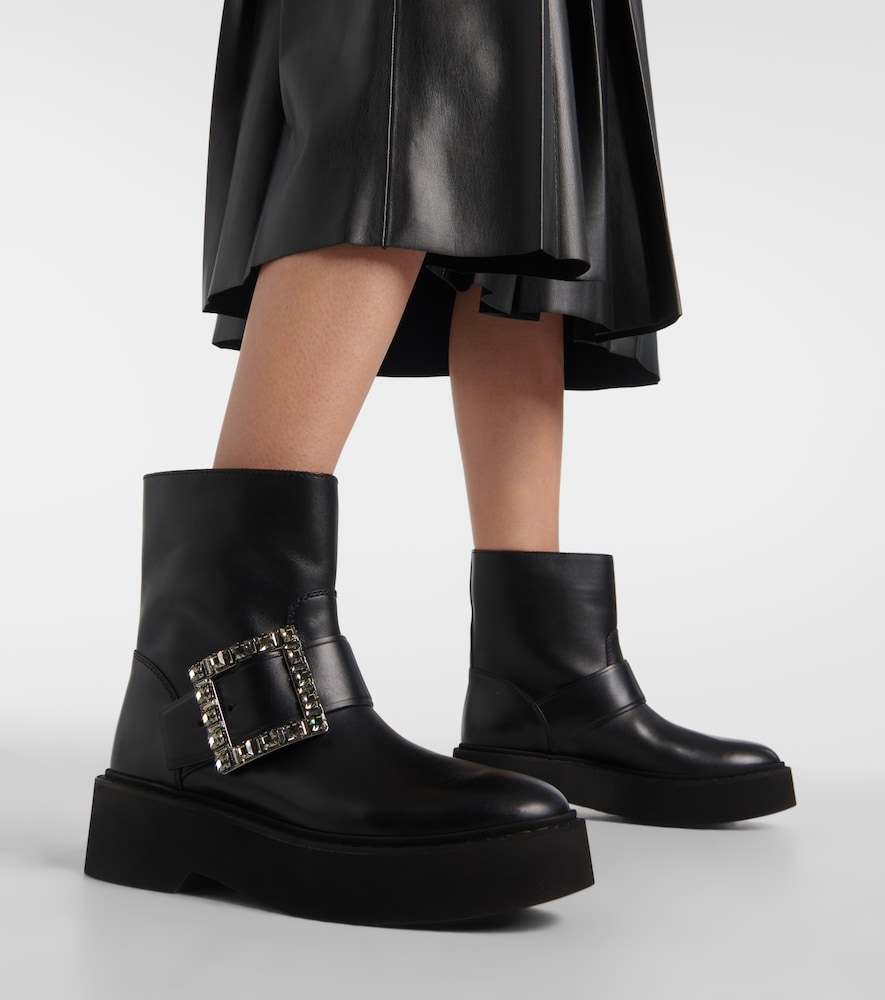 Viv' Rangers Leather Combat Boots