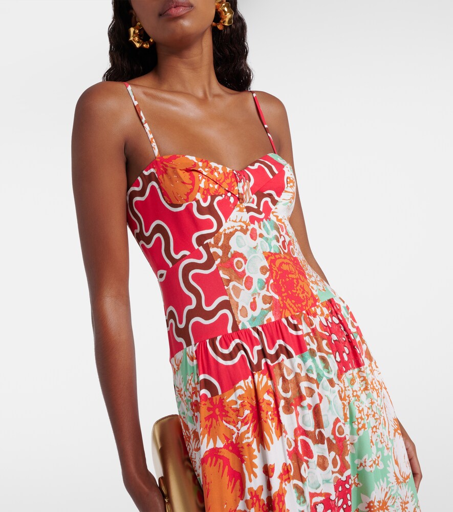  Diane Von Furstenberg Diane Von Furstenberg Bedrucktes Maxikleid Etta 