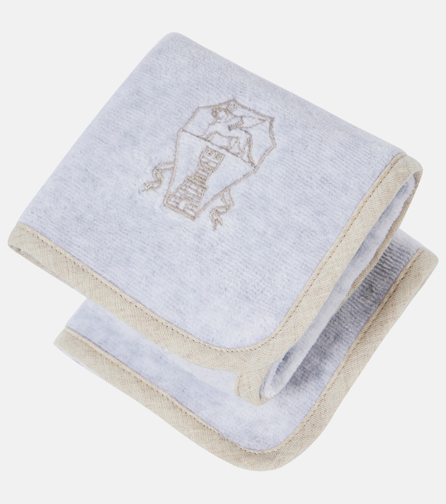Brunello Cucinelli Set of 2 cotton terry hand towels　Brunello Cucinelli コットンテリーハンドタオル 2 枚セット Brunello